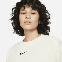 Nike Sportswear Phoenix Fleece женская оверсайз Crew-Neck свитшот цвет белый
