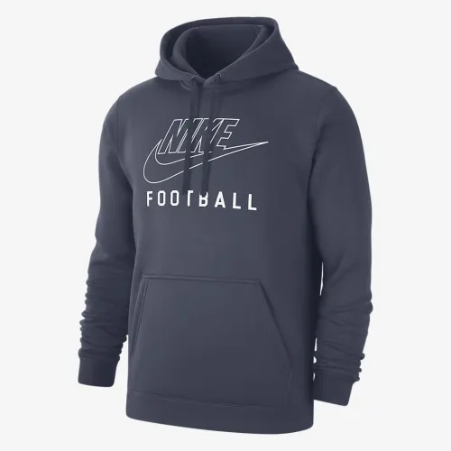 Nike Swoosh Club Fleece чоловічі Football Pullover Толстовка з капюшоном блакитний