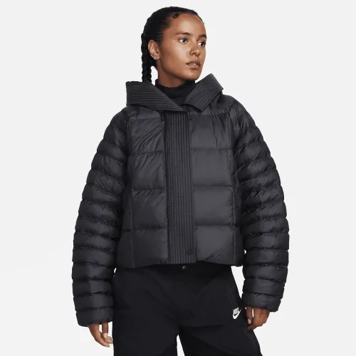 Nike Sportswear Swoosh Puffer PrimaLoft® женская Therma-FIT оверсайз Hooded Куртка цвет черный