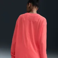 Nike One Relaxed жіноча Dri-FIT Long-Sleeve Top Orange