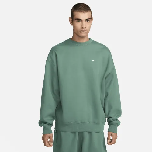 Nike Solo Swoosh мужские Fleece Crew цвет зеленый