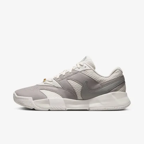NikeCourt Lite 4 Premium мужские Hard Court Tennis Кроссовки цвет серый