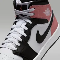 Nike Air Jordan 1 Mid чоловічі Кросівки колір білий