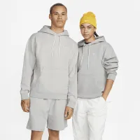Nike Solo Swoosh чоловічі Fleece Толстовка з капюшоном колір сірий