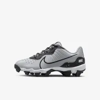 Nike Alpha Huarache 4 Keystone Little/Big дитячі бейсбольні бутси колір сірий