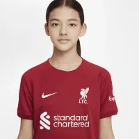Liverpool FC 2022/23 Stadium Home Big Kids' Nike Dri-FIT Soccer Jersey
