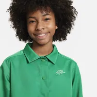 Nike Sportswear Big дитячі (Girls') Куртка колір зелений