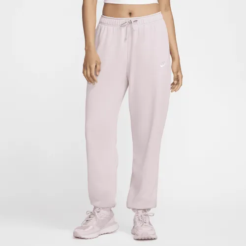 Nike Sportswear Club Fleece женская Mid-Rise оверсайз Sweatpants цвет фиолетовый