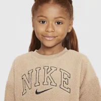 Nike Swoosh Spirit Little детские Crew and лосины набор цвет черный