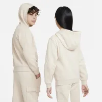 Nike Sportswear Club Fleece Big детские Pullover Толстовка с капюшоном цвет коричневый