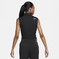 Nike Tour женская Dri-FIT ADV Sleeveless для гольфа Polo цвет черный
