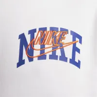 Nike Club Fleece мужские Long-Sleeve Crew-Neck свитшот цвет белый