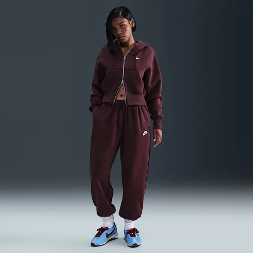 Nike Sportswear Club Fleece женская Mid-Rise оверсайз Sweatpants цвет красный