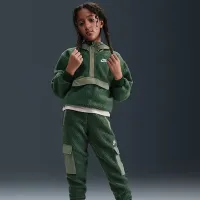 Nike Sportswear Club Fleece Big дитячі Cargo Pants колір зелений