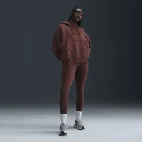 Nike Sportswear Phoenix Fleece женская Over-оверсайз Pullover Толстовка с капюшоном цвет коричневый