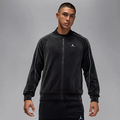 Nike Jordan Brooklyn чоловічі Velour Track Куртка колір чорний