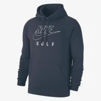Nike Swoosh Club Fleece чоловічі для гольфу Pullover Толстовка з капюшоном блакитний