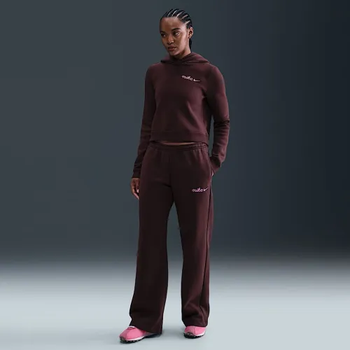 Nike Sportswear Phoenix Fleece жіноча Straight-Leg Sweatpants колір червоний