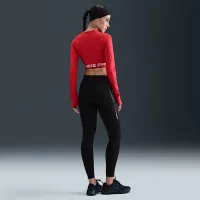 Nike Pro жіноча Mid-Rise Full-Length лосіни колір чорний