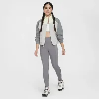 Nike One Big детские (Girls') Dri-FIT С высокой Талией лосины с карманамицвет серый