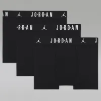 Nike Jordan Flight Dri-FIT Big детские хлопковыетрусы (3 пары) цвет черный