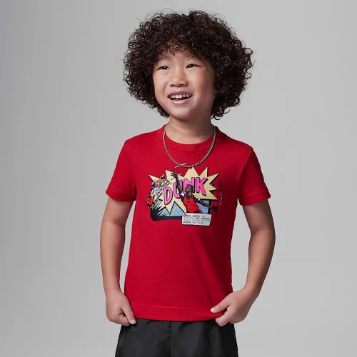 Nike Air Jordan Toddler Dunk Comics футболка цвет красный