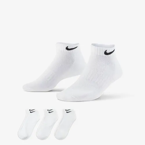 Nike Everyday Cushioned тренувальні Low шкарпетки (3 пар) колір білий