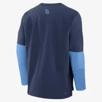 Tampa Bay Rays Authentic Collection Player чоловічі Nike Dri-FIT MLB Pullover Куртка блакитний