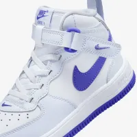 Nike Force 1 Mid EasyOn Little дитячі Кросівки колір сірий