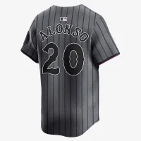 Pete Alonso New York Mets City Connect чоловічі Nike Dri-FIT ADV MLB Limited Jersey колір сірий