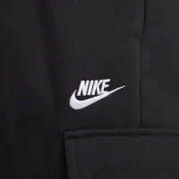 Nike Sportswear Club Fleece жіноча Mid-Rise оверсайз Cargo Sweatpants колір чорний