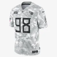 Jeffery Simmons Tennessee Titans Salute to Service чоловічі Nike Dri-FIT NFL Limited Jersey колір білий