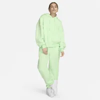 Nike Sportswear Phoenix Fleece женская Over-оверсайз Pullover Толстовка с капюшоном цвет зеленый