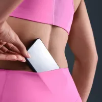 Nike Universa женская Medium-Support С высокой Талией 7/8 лосины с карманамиPink
