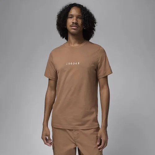 Nike Jordan Air чоловічі футболка колір коричневий
