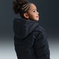 Nike Little дитячі Swoosh Quilted Puffer Куртка колір чорний