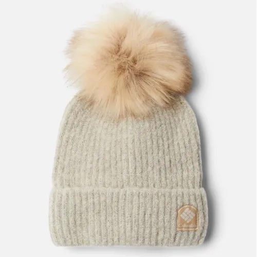 Шапка Columbia Winter Blur Pom Pom Beanie 1862101191 - бежевая