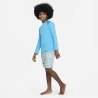 Nike Dri-FIT Big дитячі (для хлопчиків) Long-Sleeve Swim Hydroguard блакитний