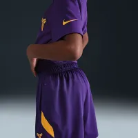 Nike Kobe Big детские Dri-FIT шорты цвет фиолетовый
