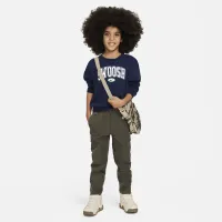 Nike Little дитячі Cargo Pants колір коричневий
