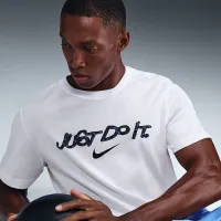 Nike мужские Dri-FIT тренировочные футболка цвет белый
