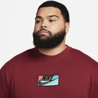 Nike Club Fleece мужские Crew цвет красный
