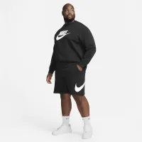 Nike Sportswear Club Fleece мужские Graphic Crew цвет черный