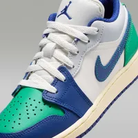 Nike Air Jordan 1 Low Big детские Кроссовки цвет белый