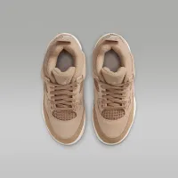 Nike Jordan 4 Retro Little детские Кроссовки цвет коричневый