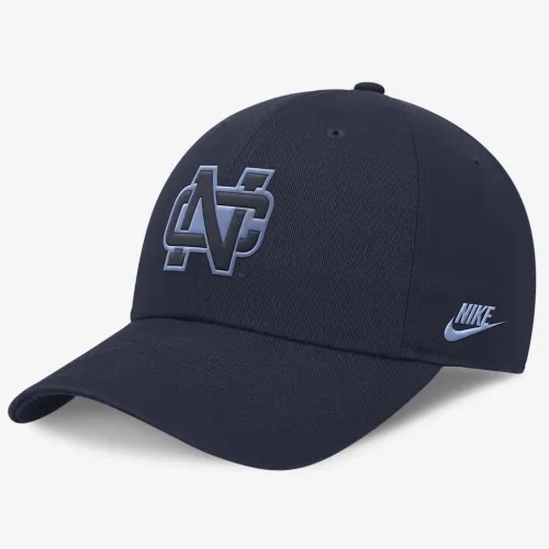 North Carolina Tar Heels Legacy Club мужские Nike Dri-FIT College Adjustable Hat синий