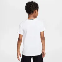 Nike Dri-FIT Pro Little дитячі Short Sleeve Top колір білий