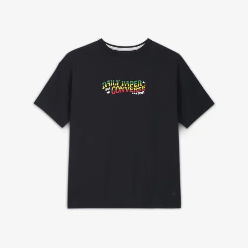 Nike Converse x Daily Paper Gold Standard Tee колір чорний