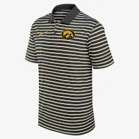 Iowa Hawkeyes Primetime Victory Striped чоловічі Nike Dri-FIT College Polo колір чорний