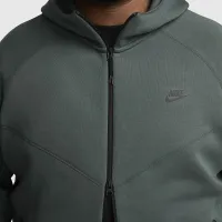 Nike Sportswear Tech Fleece Windrunner мужские Full-Zip Толстовка с капюшоном цвет зеленый